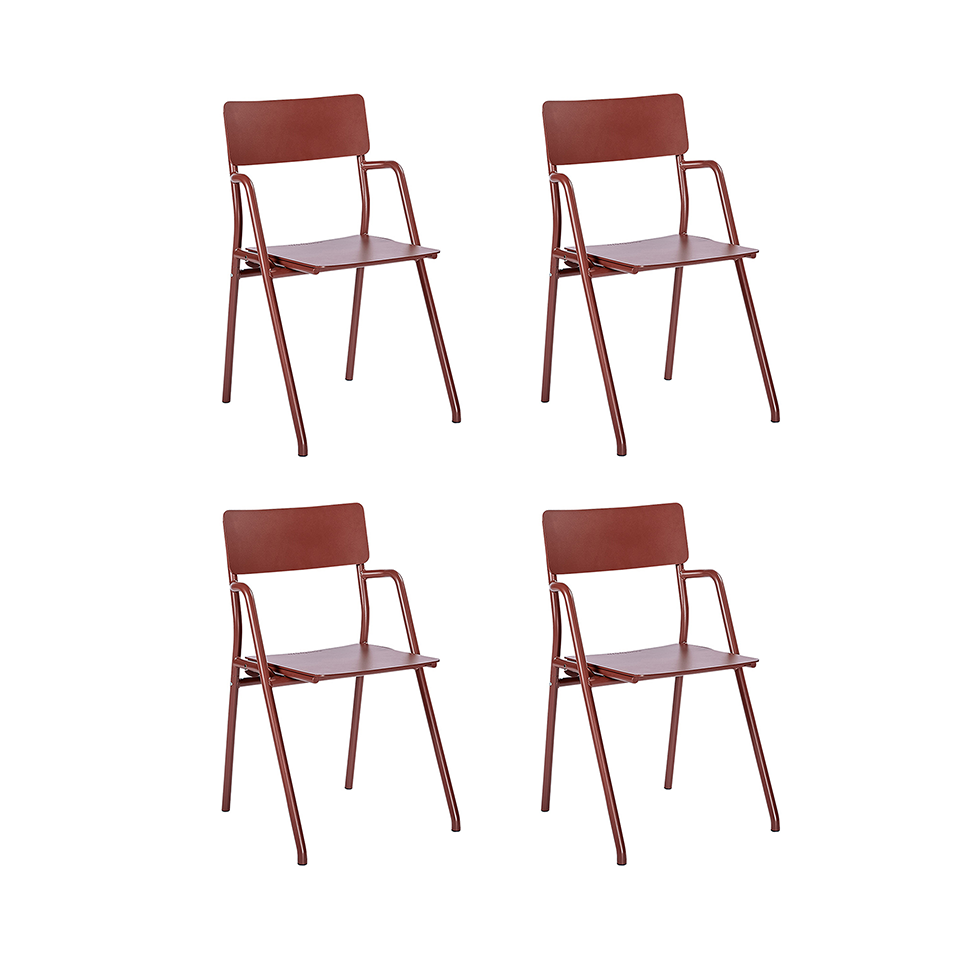 Set of 4 Flip-up chairs